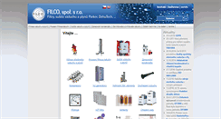 Desktop Screenshot of filco.cz